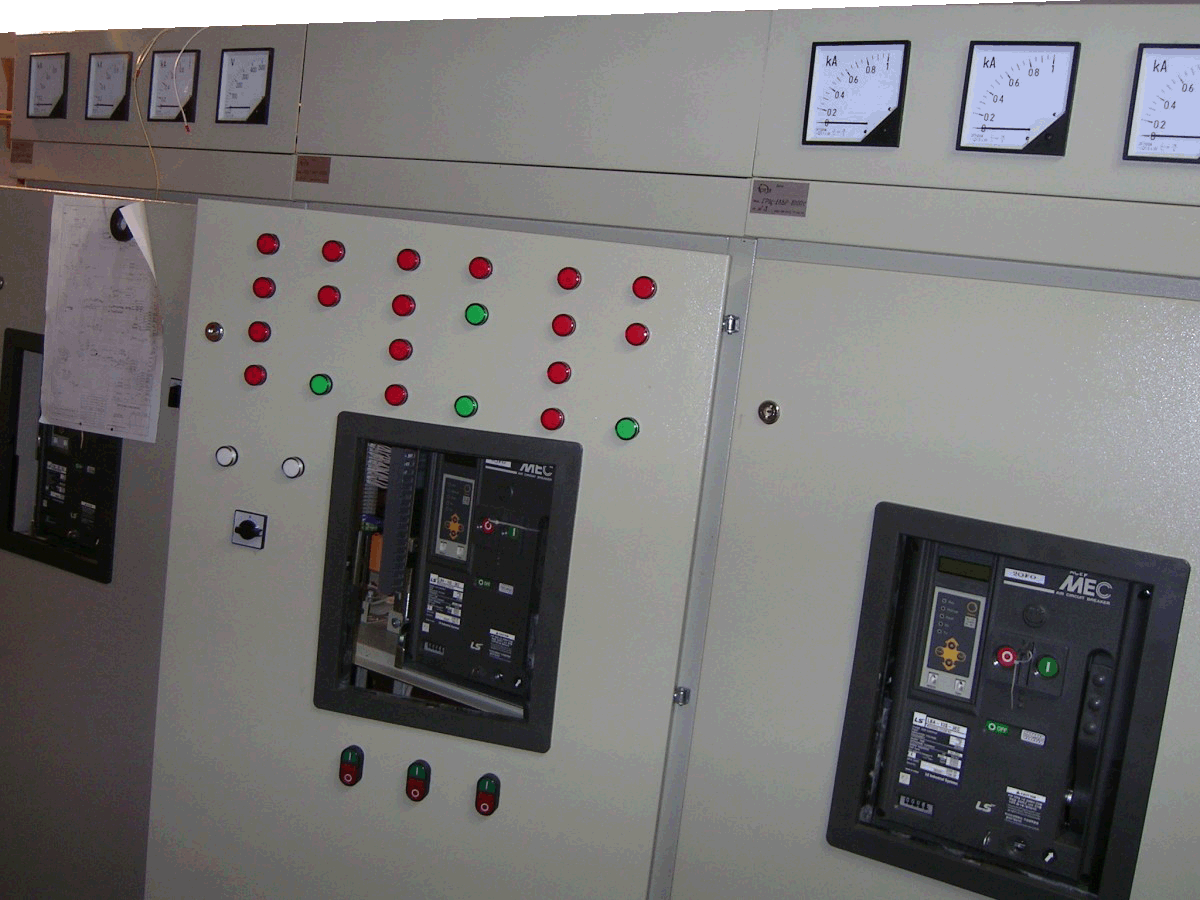ГРЩ с АВР-1600 секционный на воздушных автоматах LS Industrial Systems